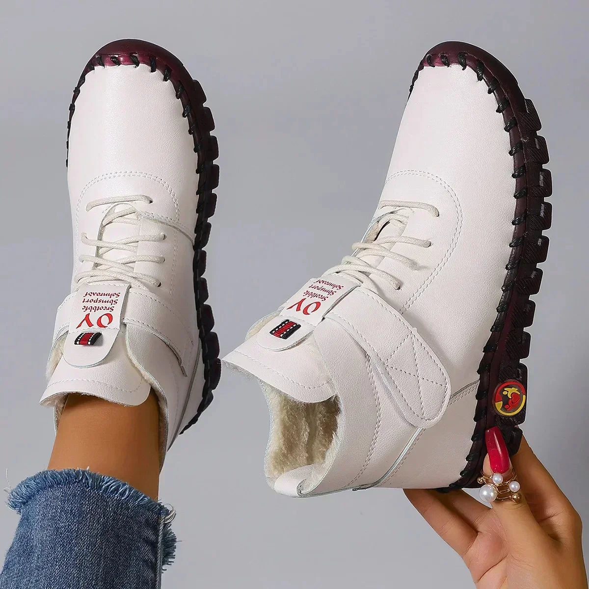 Beige White / 43 EU